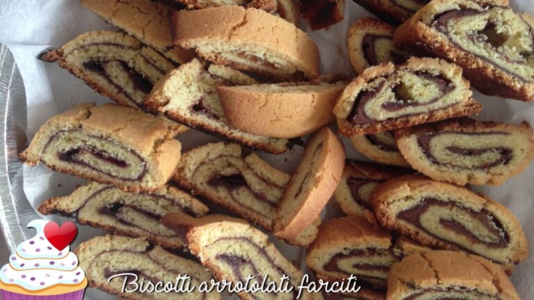 Biscotto arrotolato con marmellata: dolcezza senza burro!