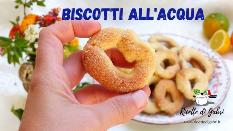 Biscotti all’acqua: la ricetta segreta senza uova che conquista tutti!