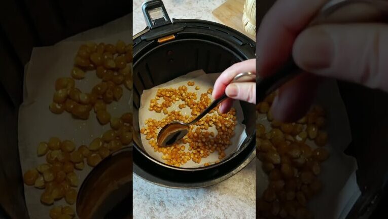 Pop corn perfetti senza olio: scopri come prepararli con la friggitrice ad aria