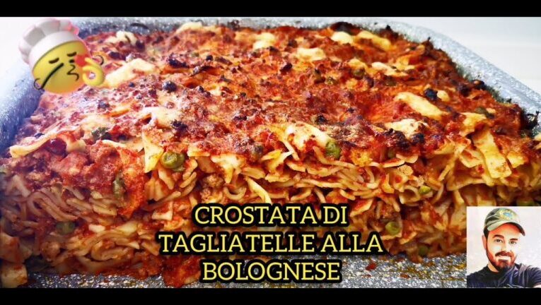 Ricetta irresistibile: timballo di tagliatelle alla bolognese in soli 6 passaggi