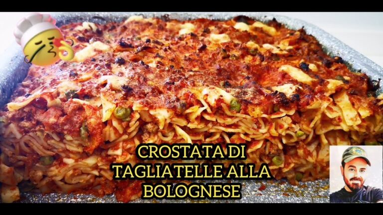 Ricetta irresistibile: timballo di tagliatelle alla bolognese in soli 6 passaggi