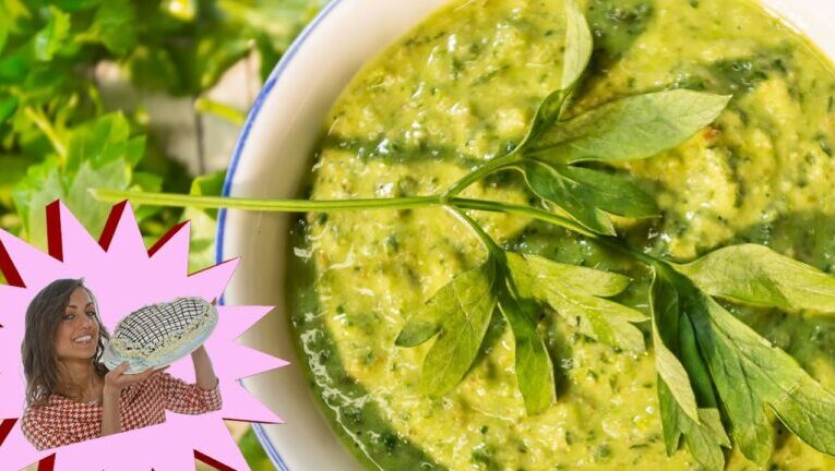 Salsa verde deliziosa e vegana fatta col Bimby: la ricetta senza uovo!
