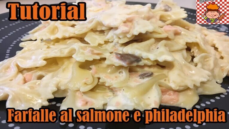 Pasta deliziosa con salmone, philadelphia e cipolla: la ricetta perfetta!