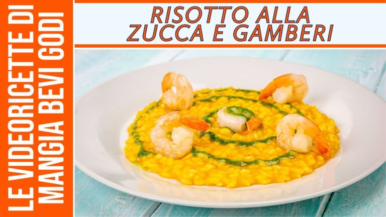 Risotto chic: perfezione con zucca e gamberetti surgelati!