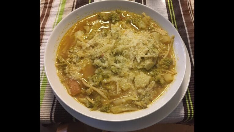 Ricetta gustosa: Pasta e Broccolo Romano, un Minestrone che stupirà!