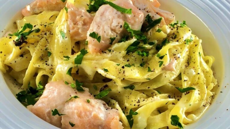 Piaceri culinari: Pasta alla trota salmonata e panna, il connubio perfetto!
