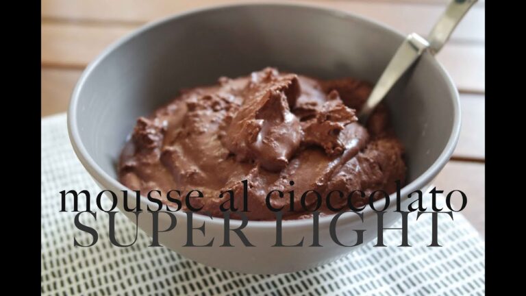 Il segreto della deliziosa mousse al cioccolato: senza lattosio!
