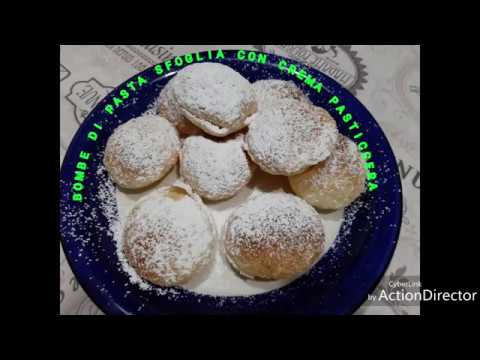 Bomboloni di pasta sfoglia con crema pasticcera: una delizia dolce irresistibile!