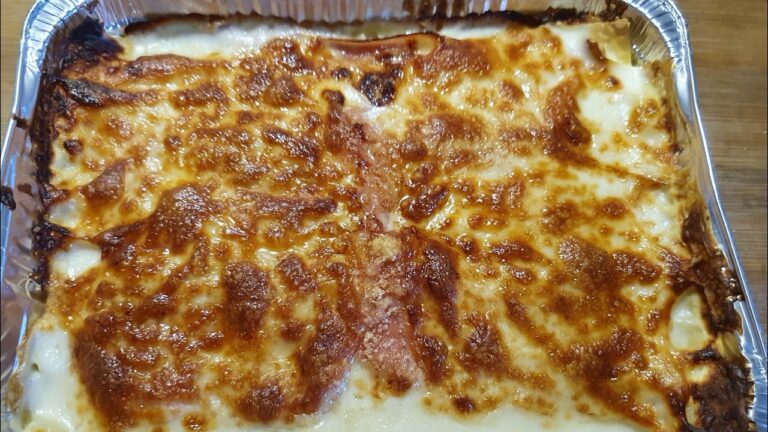 Esplosione di sapori: la deliziosa lasagna bianca con prosciutto cotto e scamorza in 70 minuti!