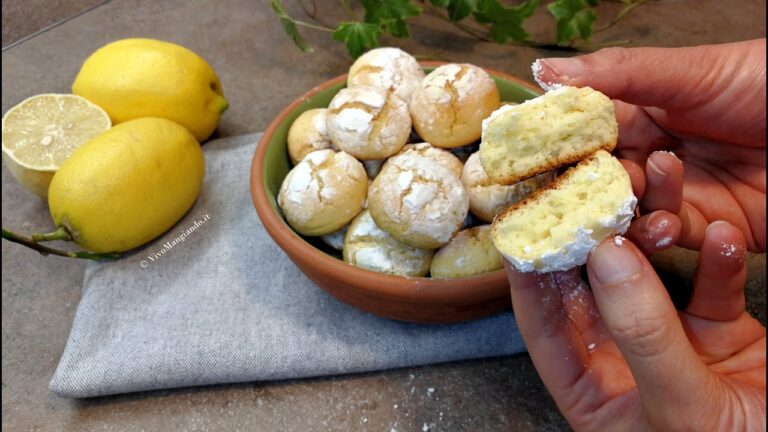 Biscotti al limone: il segreto degli squisiti biscotti con olio di semi!