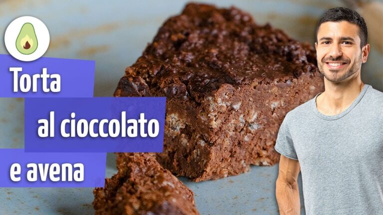 Torta irresistibile: una delizia di avena, yogurt e cioccolato!