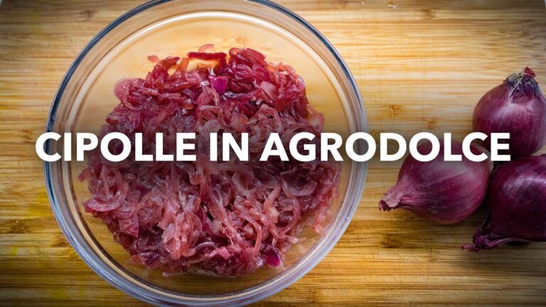 Cipolle di Tropea in Agrodolce: il Segreto per un Sapore Unico con Aceto di Mele!