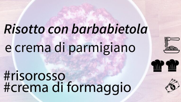Risotto all’abbraccio della barbabietola: irresistibile con crema di parmigiano!