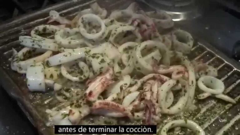 Deliziosi anelli di totano alla piastra: un piacere di mare pronto in pochi minuti!