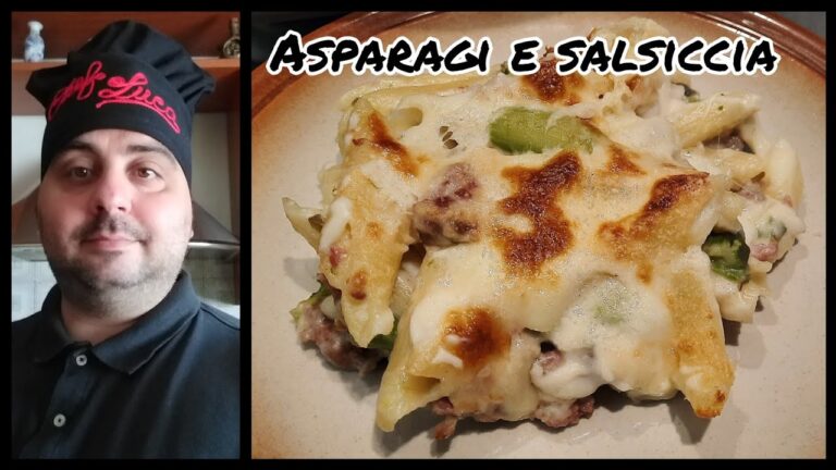 Deliziosa pasta al forno: golosa fusione con asparagi e mozzarella!