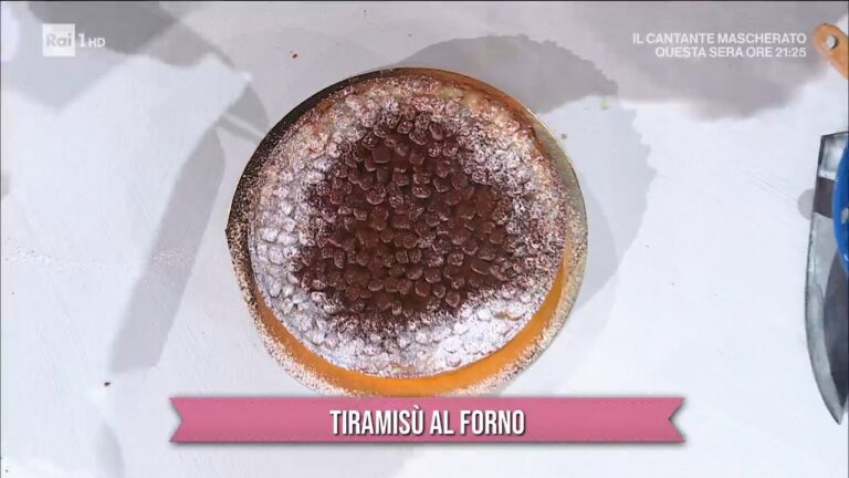 Tiramisù al forno: la ricetta segreta di Montersino per una dolce sorpresa!